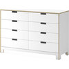 Juno Doublewide Dresser, White - Dressers - 2