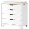 Juno 4 Drawer Changer, White - Changing Tables - 2
