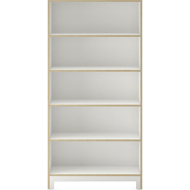 Juno Tall Bookcase, White - Bookcases - 1