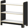 Juno Short Bookcase, Onyx - Bookcases - 2