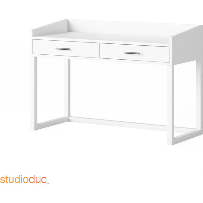 Indi Doublewide Desk, White