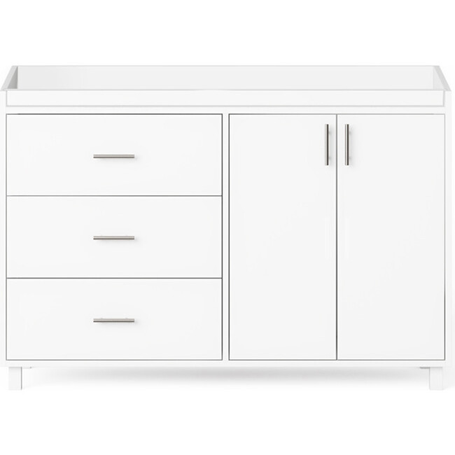 Indi Doublewide Changer Dresser, White