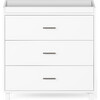 Indi 3 Drawer Changer Dresser, White - Changing Tables - 1 - thumbnail