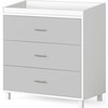 Indi 3 Drawer Changer Dresser, Gray - Changing Tables - 3