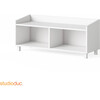 Indi Bench, White - Kids Seating - 2
