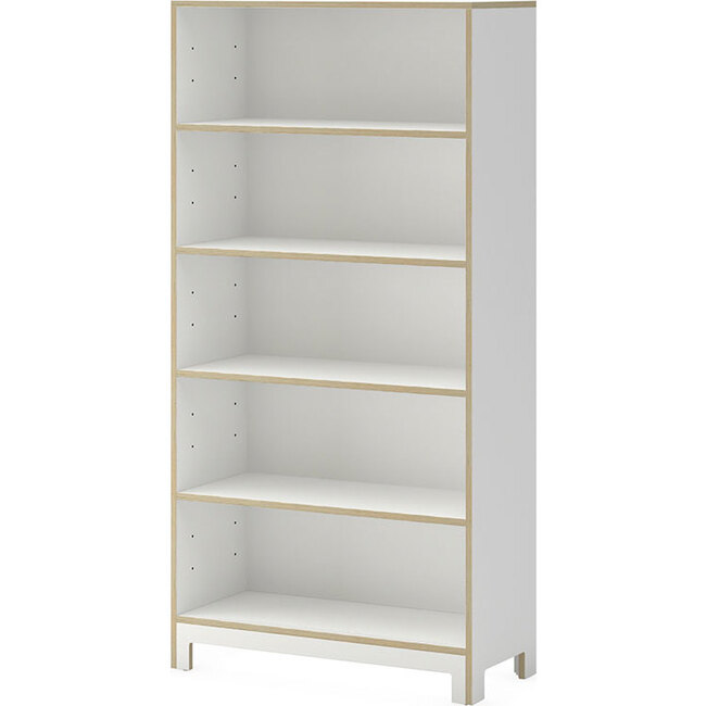 Juno Tall Bookcase, White - Bookcases - 4