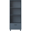 Indi Tall Bookcase, Midnight - Bookcases - 1 - thumbnail