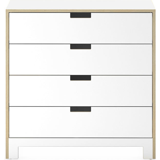 Juno 4 Drawer Dresser, White