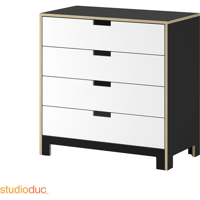 Juno 4 Drawer Dresser, Onyx - Dressers - 2