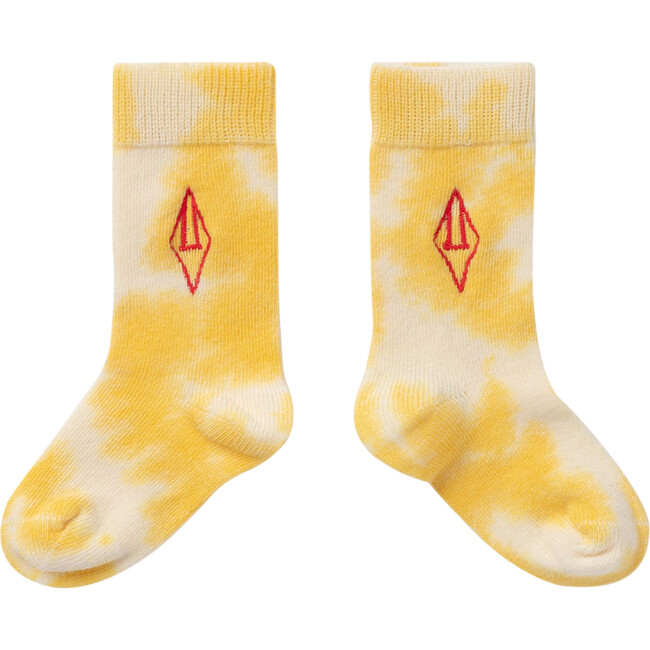 Snail Baby Socks, Yellow Logo - Socks - 1