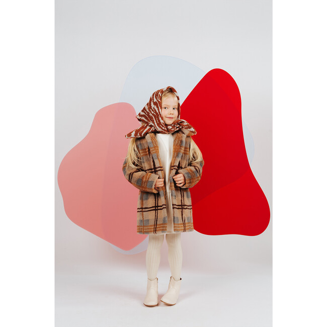 Coat Olive, Brown - Fur & Faux Fur Coats - 2
