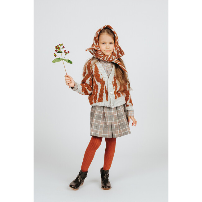 Wool Cardigan Wild Grey, Brown - Cardigans - 2