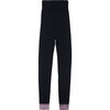 Seamless Knit Leggings, Black - Leggings - 1 - thumbnail