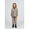 Cashmere Blend Double breasted Blazer Taiga, Grey - Blazers - 3