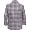 Cashmere Blend Double breasted Blazer Taiga, Grey - Blazers - 4