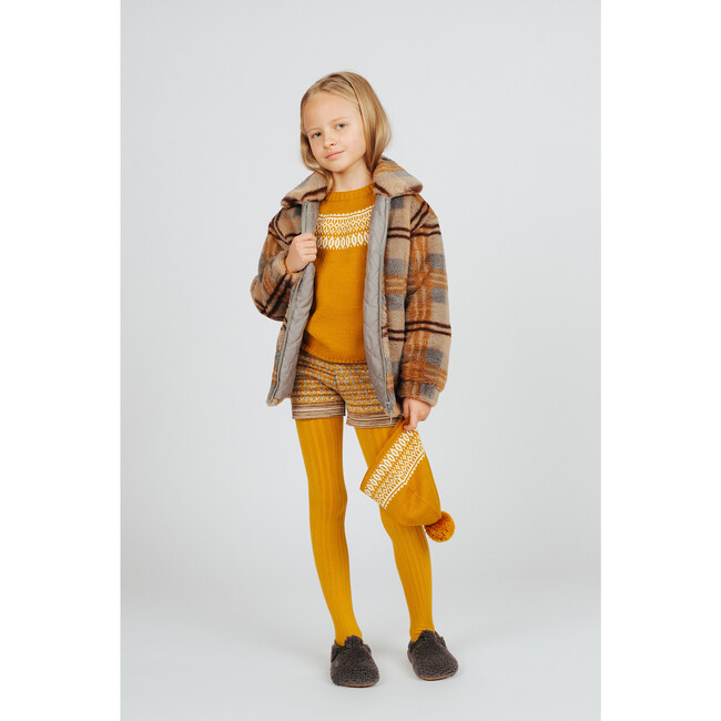 Seamless Knit Sweater, Yellow - Sweaters - 2
