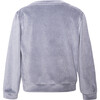 Velvet Logo Sweatshirt, Grey - Sweatshirts - 3