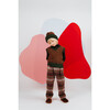 Wool Vest Pine Green, Brown - Vests - 2