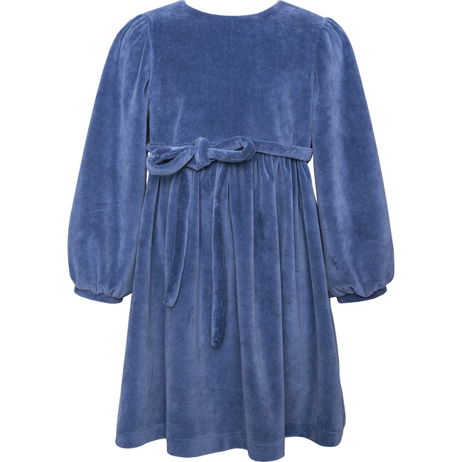 Velvet Dress, Blue
