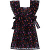Apron Wildrose, Black - Dresses - 1 - thumbnail