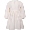 Velvet Dress, White - Dresses - 3