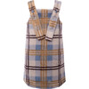 Pinafore, Olive Brown - Dresses - 1 - thumbnail