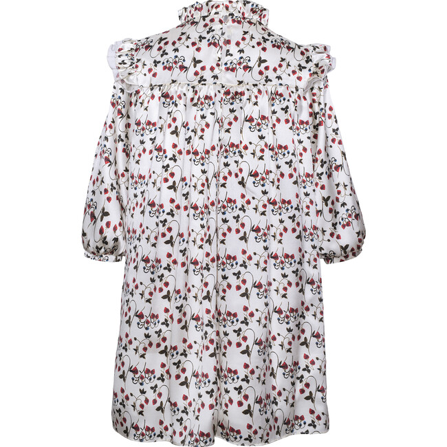 Dress Strawberry, White - Dresses - 3