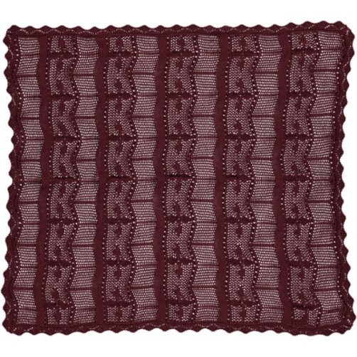 Silvia Blanket, Plum - Blankets - 1