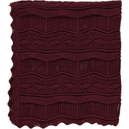 Silvia Blanket, Plum - Blankets - 2