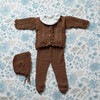 Mabel Footed Pants, Caramel - Pants - 3