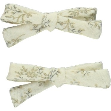Gabriella Pigtail Set, Natural Flowers - Hair Accessories - 1