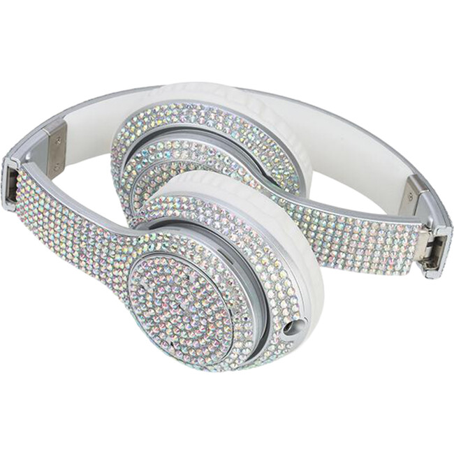 Iridescent Bling Headphones with LED Speakers
