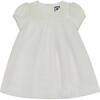 Matilda Puff Sleeve Dress, Silver Sparkle - Dresses - 1 - thumbnail