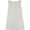 Grace Tween Ruffle Party Dress, Silver Sparkle - Dresses - 1 - thumbnail