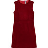Victoria Tween Shift Dress, Red Velvet - Dresses - 1 - thumbnail