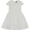 Anna Cap Sleeve Dress, Silver Sparkle - Dresses - 1 - thumbnail