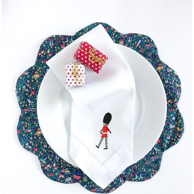 Liberty of London Scalloped Placemats, Green Magical Forest - Party - 3
