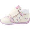 Miki House & Mizuno Second Shoes, White Floral - Sneakers - 3