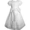 Gala Lace Dress, White Cotton - Ceremonial Dresses - 2