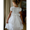 Gala Lace Dress, White Cotton - Ceremonial Dresses - 4