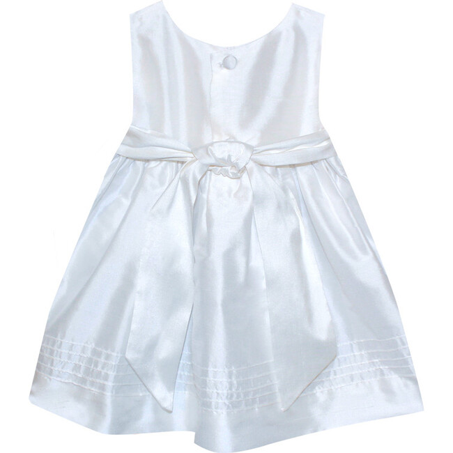 Timeless Baby Dress, White Silk - Ceremonial Dresses - 2
