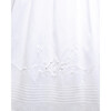 Pearl Gown & Bonnet, White Cotton - Ceremonial Dresses - 6