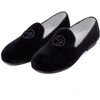 Isabel Garreton Monogram Velvet Loafers - Dress Shoes - 1 - thumbnail