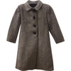 Oslo Houndstooth Girls Coat & Bucket Hat Set - Wool Coats - 1 - thumbnail