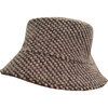 Oslo Houndstooth Girls Coat & Bucket Hat Set - Wool Coats - 2