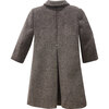 Oslo Houndstooth Girls Coat & Bucket Hat Set - Wool Coats - 3