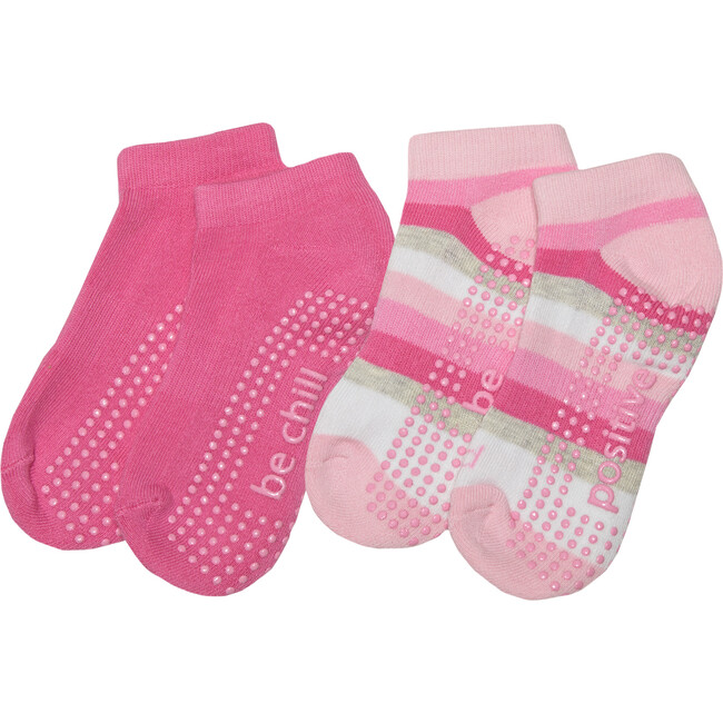 Jimmy 2 Pack Grip Socks, Multi - Sticky Be Socks Tights & Socks, Maisonette