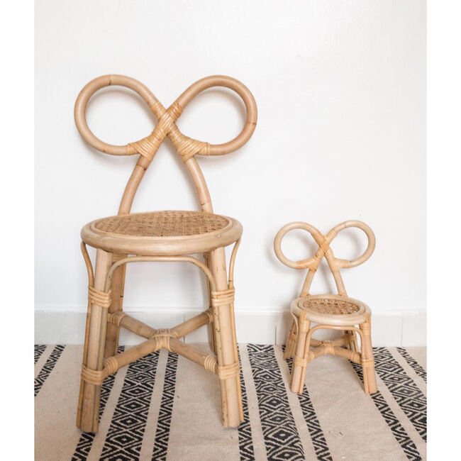 Big Kid Bow Chair, Natural