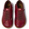 Kids Peu Cami Leather Boot, Red - Sneakers - 1 - thumbnail