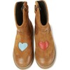 Girls TWS Nubuck Cowboy Boot, Brown - Boots - 1 - thumbnail